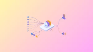 Схема роботи автоматичного обдзвону Outbound Dialer: розподіл дзвінків між оператором і голосовим сценарієм